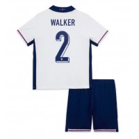 England Kyle Walker #2 Fußballbekleidung Heimtrikot Kinder EM 2024 Kurzarm (+ kurze hosen)